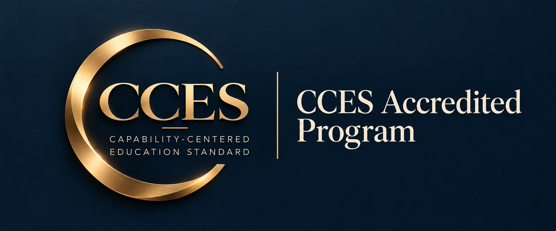 CCES Accredited Program Banner